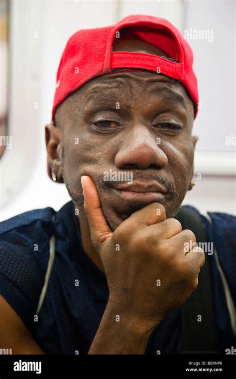 African American Man In New York City Stock Photo Alamy