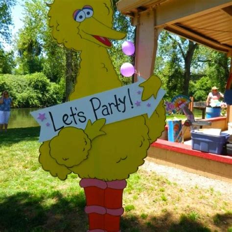 Sesame Street 1st Birthday Party Big Bird 1st Birthday Parties 1st Birthday 2nd Birthday
