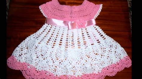 Vestido A Crochet Para Niña De 6 Meses Youtube