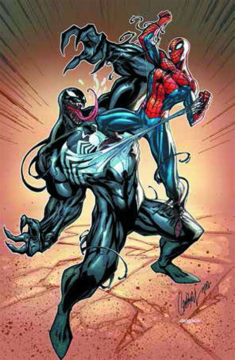 Sep130820 Spider Man Vs Venom By Campbell Poster Previews World