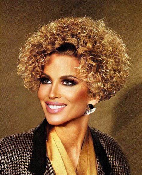 Curly Perm Short Curly Hair Curly Hair Styles New Perm 1980s Hair