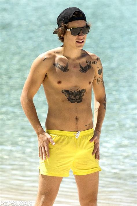 Harry Styles Goes Shirtless For Some Fun Down Under Harry Harry