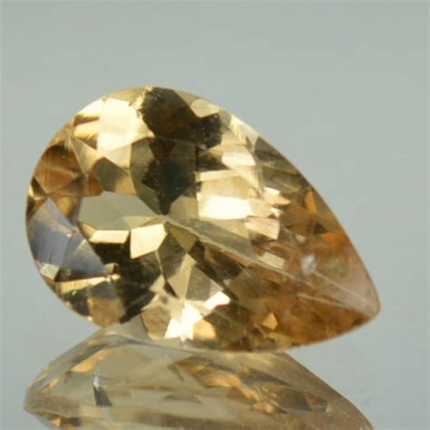 119 Cts Natural Yellow Tourmaline Pear Cut Mozambique