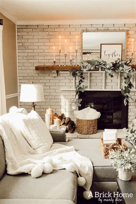 Cozy Winter Decor In My Living Room Marly Dice Winter Living Room
