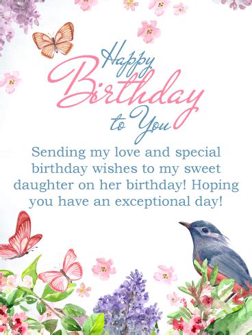 This year, i wish you all the best that life has to offer. Birthday Cards For Daughter - Card Design Template