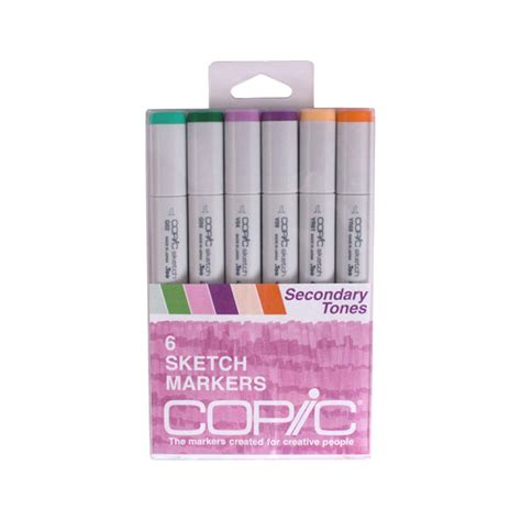 Buy Copic Sketch Marker 6 Color Set Secondary