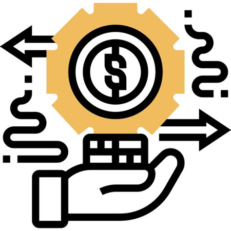 Cash Flow Meticulous Yellow Shadow Icon