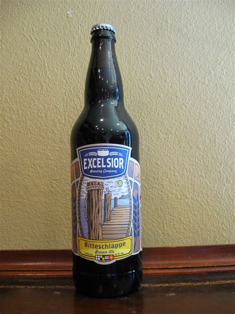 Doing Beer Justice Excelsior Bitteschlappe Brown Ale
