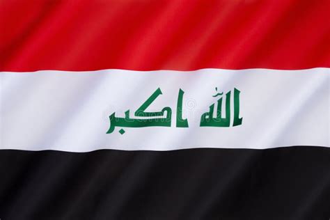 Flag Of Iraq Stock Image Image Of Places State Takbir 50942491