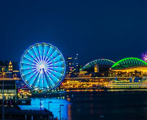 Seattle Ferris Wheel At Pier 57 Seattle Great Wheel