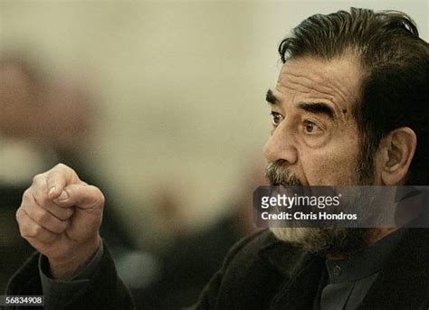 Saddam Hussein Returns To Court In Baghdad Photos And Premium High Res