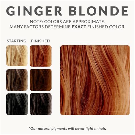 Ginger Blonde Henna Hair Dye Henna Color Lab Henna