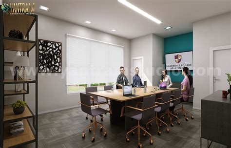 Modern Conference Room 3d Interior Designers Meeting Room