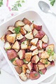 Garlic Roasted Red Potatoes - Gal on a Mission