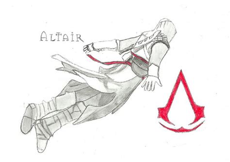 Assassins Creed Altair Drawing I Drew This By Hand While Flickr