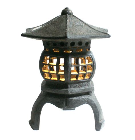 Pagoda lantern lit in portland japanese garden | chris bidleman photography. TIAAN 12" Height Japanese Lantern Solar Garden lamp Solar ...