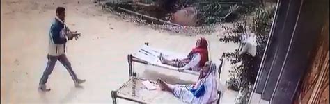 Chilling Footage Of Elderly Woman Shot Dead In Uttar Pradesh Is Gunda Raj Caught On Cam