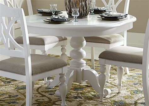 Check out our round table ideas selection for the very best in unique or custom, handmade pieces from our kitchen & dining tables shops. Summer House Oyster White Oyster White Round Pedestal ...