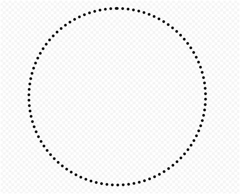 Dotted Black Circle HD Transparent Background Citypng