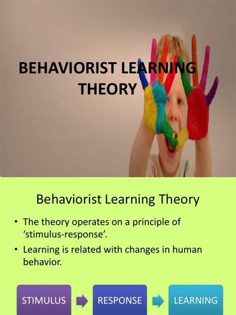 Behaviorist Learning Theory Pdf Behaviorism Classical Conditioning