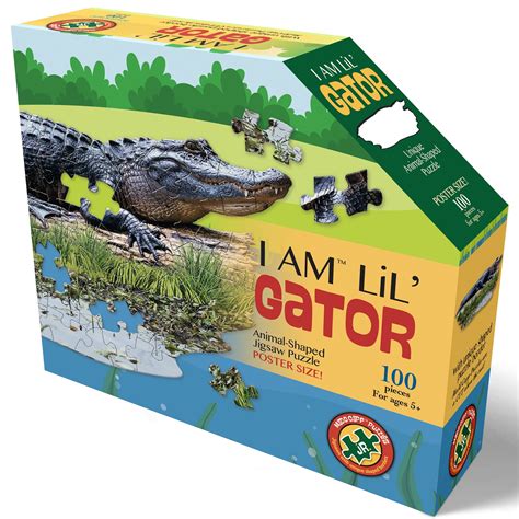 Madd Capp Lil Gator 100 Piece Jigsaw Puzzle For Ages 5 4021