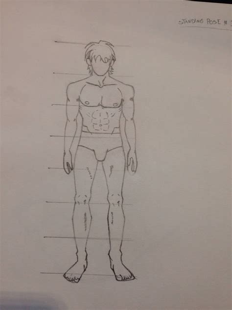 Anime Male Standing Pose By Dinolevery On Deviantart