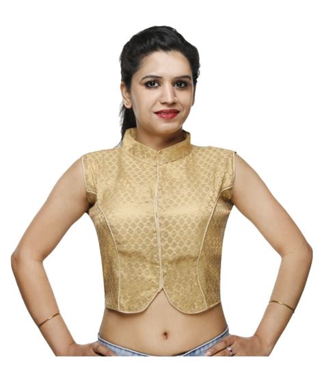 Lady In Style Gold Blouse Buy Lady In Style Gold Blouse Online At Low Price