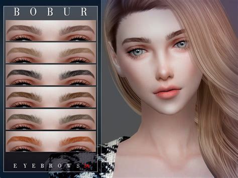 The Sims Resource Bobur Eyebrows 34