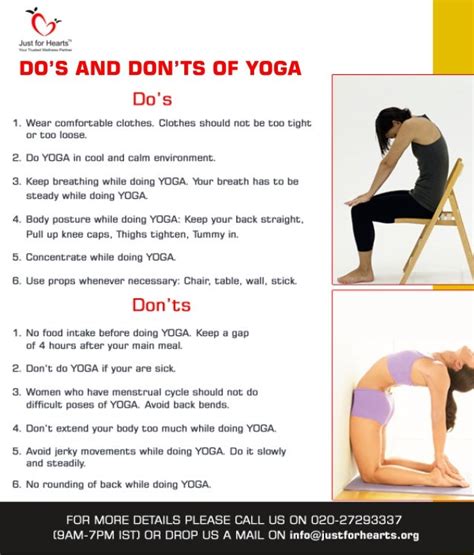 Dos And Donts Of Yoga
