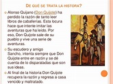 Don Quijote Dela Mancha Resumen Corto Para Niños - Actividad del Niño