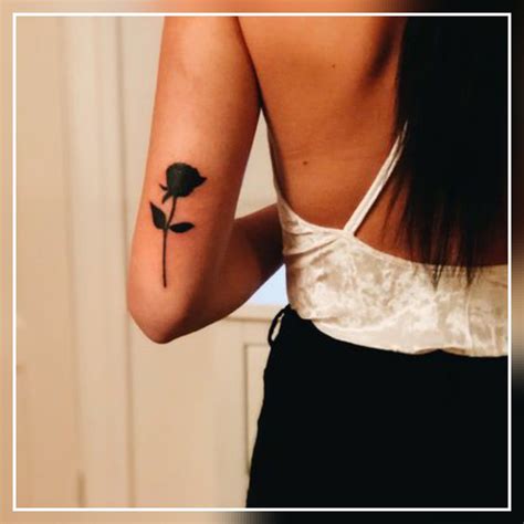 55 Cute Rose Tattoo Design Tattoo Smalltattoo Black Rose Tattoos Hand Tattoos For Girls