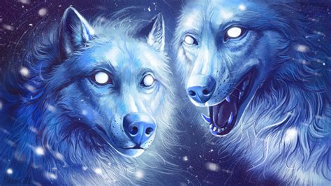 Snow Wolves Alaiaorax Corvum On Artstation At Snow Wolf Art