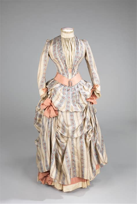 Dress Date Ca 1885 Culture American 1800s Fashion 19th Century