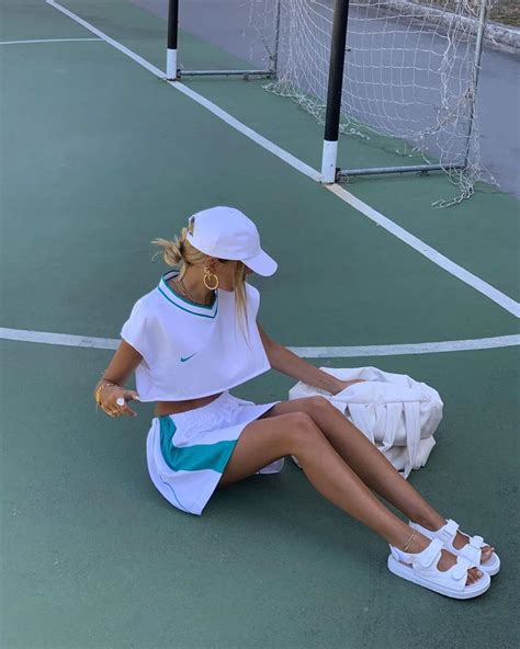 Sundays In 2021 Sporty Girl Aesthetic Tennis Fashion Sporty Girls