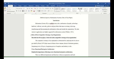 Headings In Apa Papers Examples Essay Example Apa Style