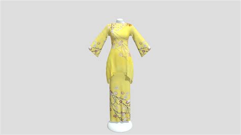 Baju Kurung Moden Kuning Download Free 3d Model By Eeelabvisual