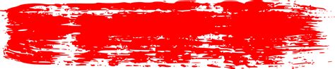 12 Red Grunge Brush Stroke Png Transparent