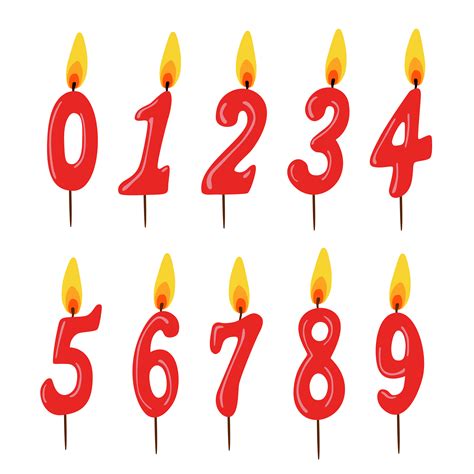 Candle Number Free Vector Art 33 Free Downloads