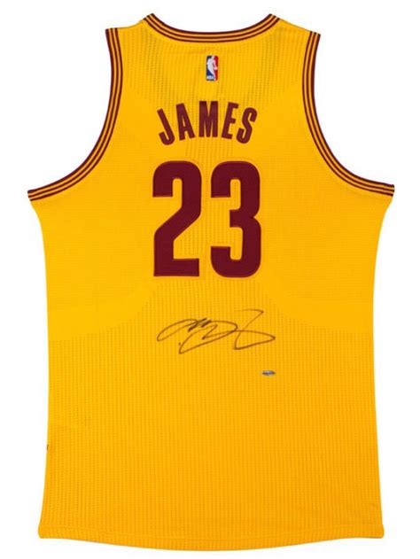 Only 1 available and it's in 9 people's carts. LeBron James Signed Cleveland Cavaliers Jersey (UDA COA) | Pristine Auction
