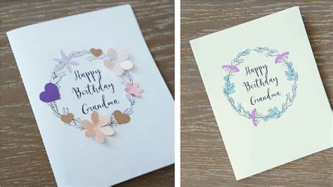 9 Cute Homemade Birthday Card Ideas For Grandma To Celebrate Her Day