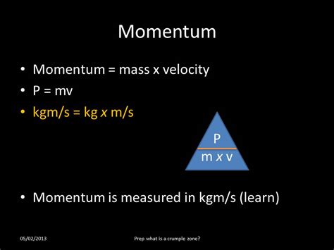 iGCSE Physics: Momentum