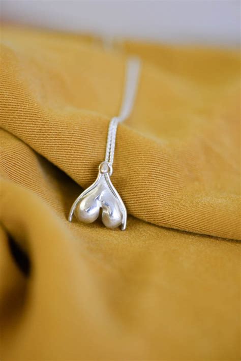 Clitoris Pendant Silver Clit Necklace Feminist Jewelry By Kieve Pauz
