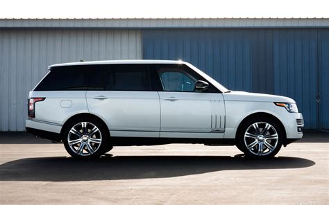 Обои на рабочий стол автомобили Range Rover Autobiography Black Long