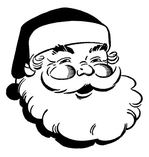 Santa Claus Face Drawing At Getdrawings Free Download