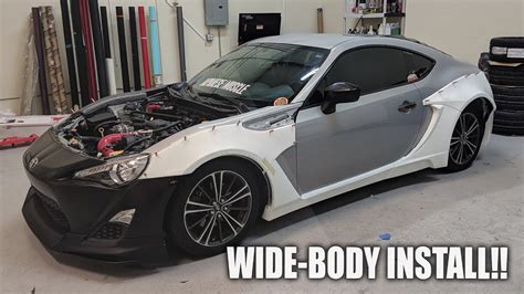 Finally Installing Wide Body Kit On Scion Frs Part 1 Youtube