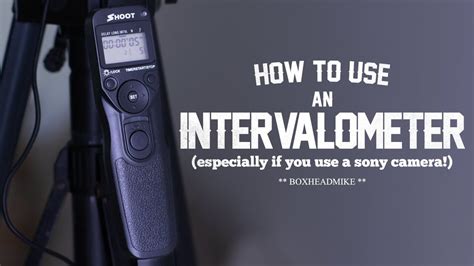 How To Use An Intervalometer Timelapse Photography Youtube