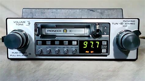 Vintage Pioneer Ke 5000 Amfm Cassette Car Stereo Old School Rare Youtube