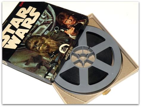 Vintage Star Wars Reel Tape Black And White Film