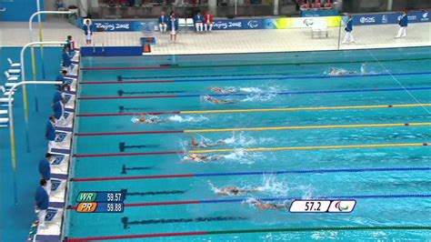 Swimming Womens 100m Freestyle S13 Beijing 2008 Paralympic Games