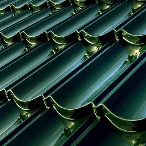 Decra Elegance High Gloss Metal Lightweight Roofing Tile Green